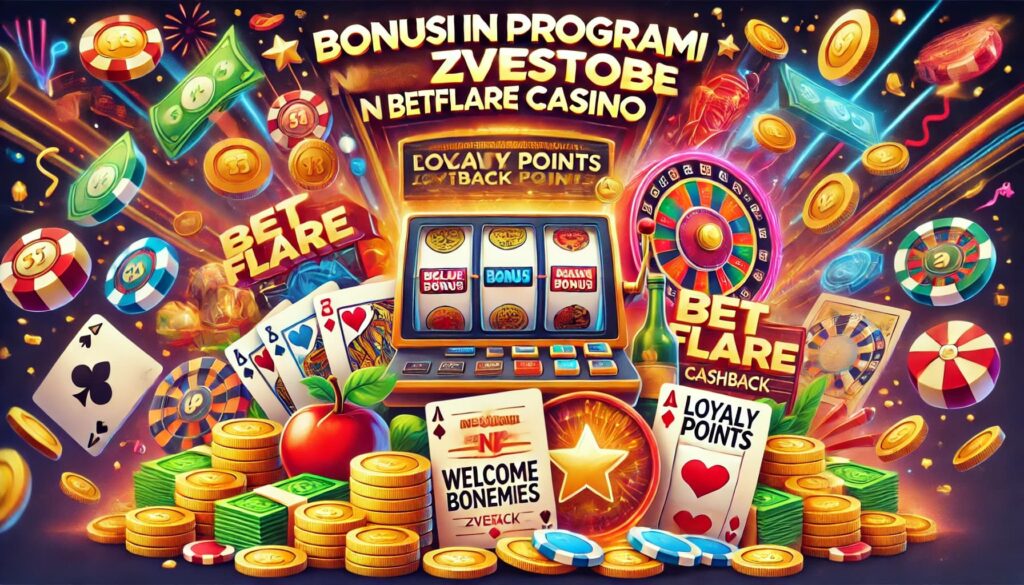 Bonusi in programi zvestobe na BetFlare casino