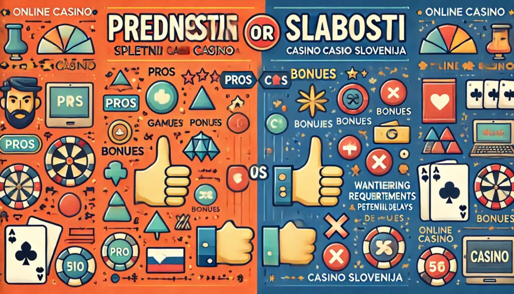 Prednosti in slabosti spletni casino Slovenija